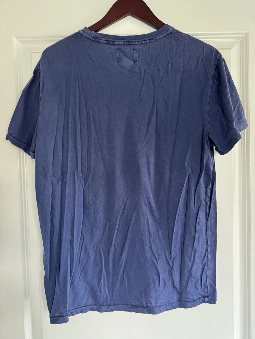 GU Polo Ralph Lauren Blue Logo Short Sleeve Shirt S